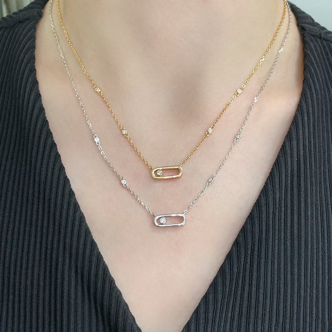 [Rani Jewelry]MOVE UNO DIAMOND NECKLACE
