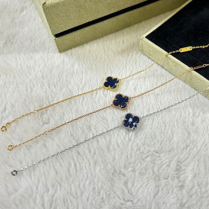 [Rani Jewelry]CLOVER 1 MOTIF PIETERSITE BRACELET