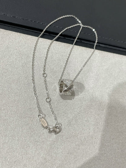 [Rani Jewelry]LIENS EVIDENCE DIAMOND PAVED NECKLACE