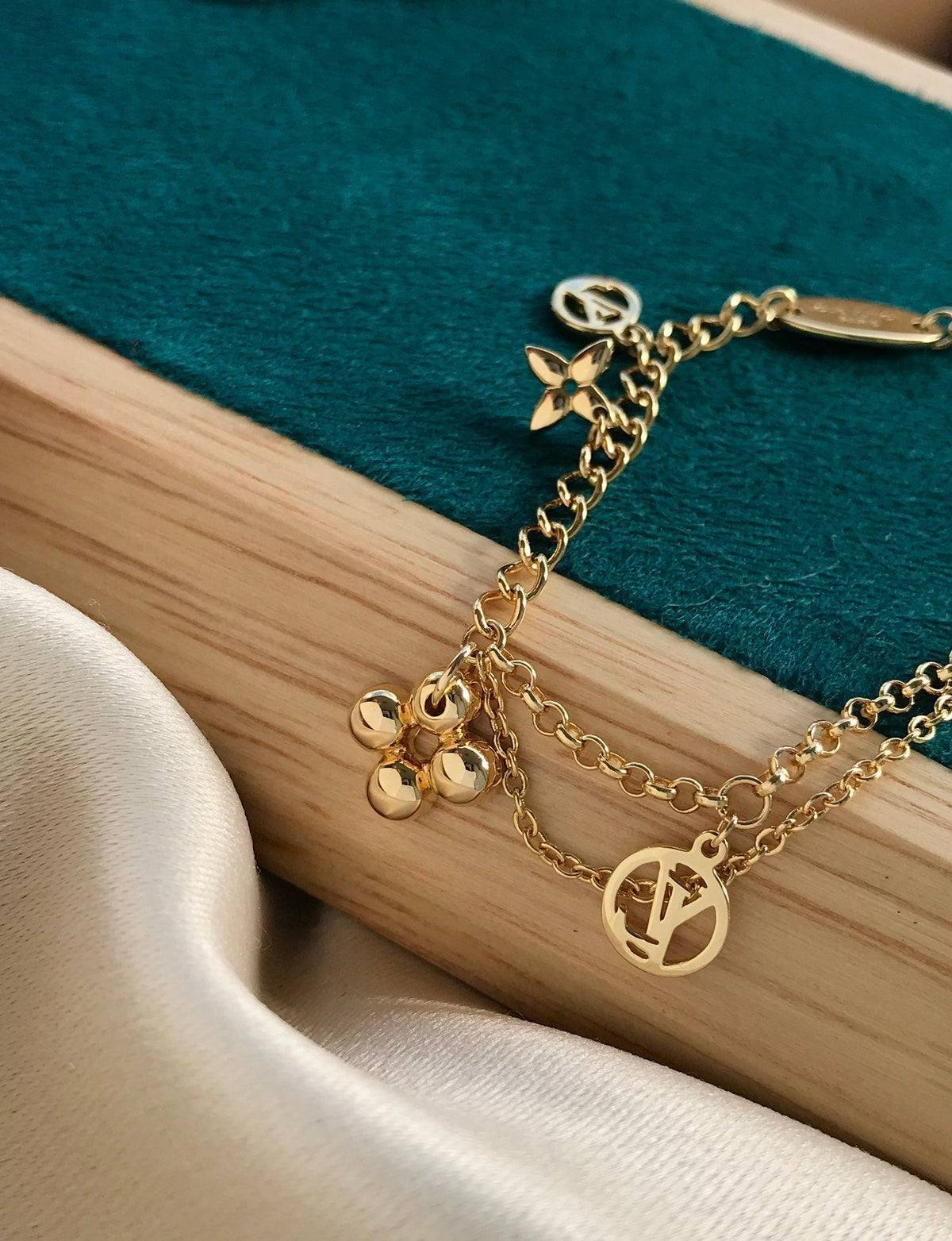 [Rani Jewelry]BLOOMING PINK GOLD MOP BRACELET