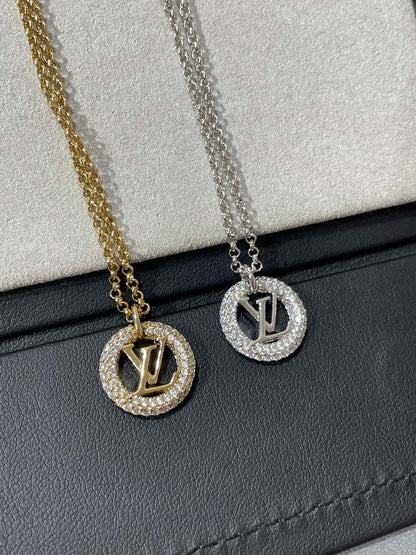 [Rani Jewelry]BY NIGHT DIAMOND PAVED NECKLACE