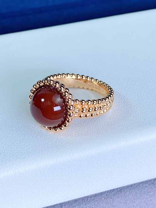 [Rani Jewelry]PERLEE COULEURS ROSE GOLD RING