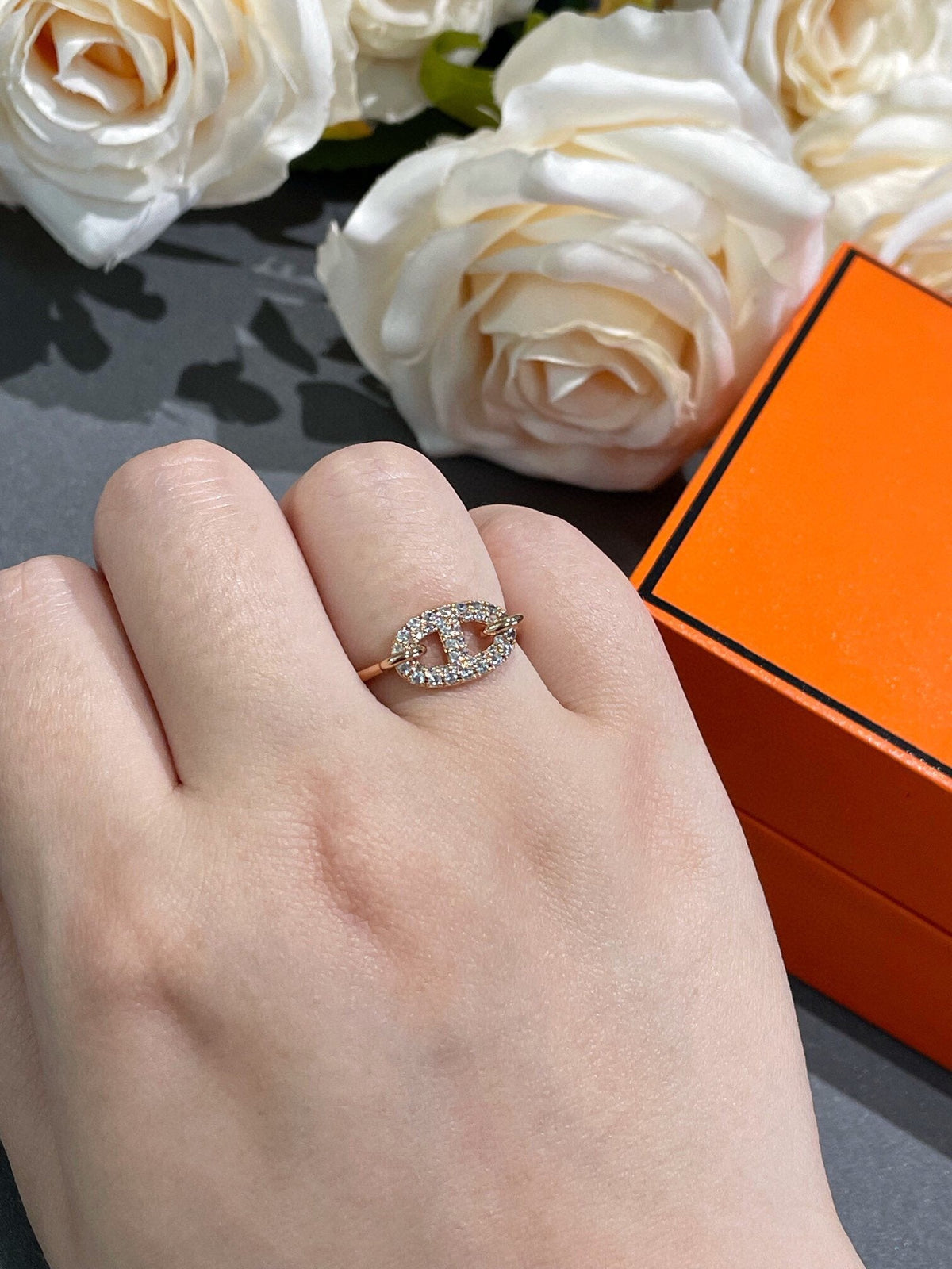 [Rani Jewelry]RONDE SMALL DIAMOND RING