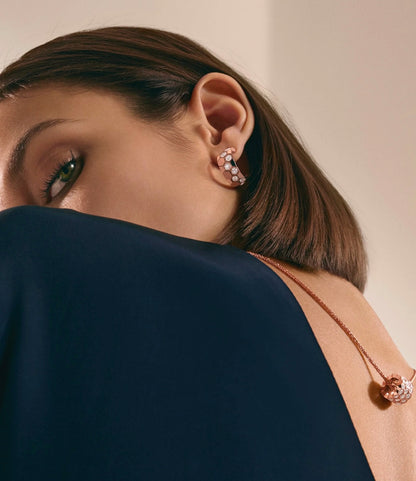 [Rani Jewelry]BEE LOVE DIAMOND HOOP EARRINGS