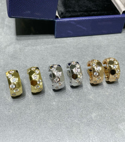 [Rani Jewelry]BEE LOVE DIAMOND HOOP EARRINGS