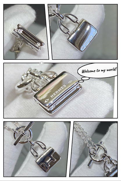 [Rani Jewelry]CONSTANCE PEDANT SILVER NECKLACE