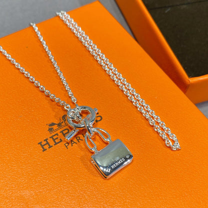 [Rani Jewelry]CONSTANCE PEDANT SILVER NECKLACE