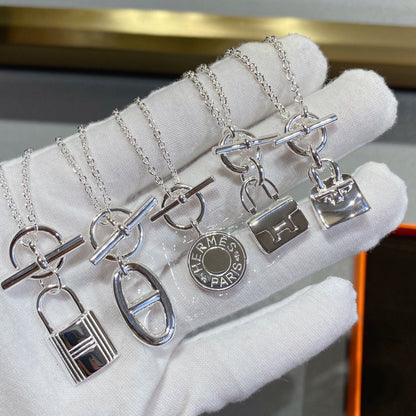 [Rani Jewelry]CONSTANCE PEDANT SILVER NECKLACE
