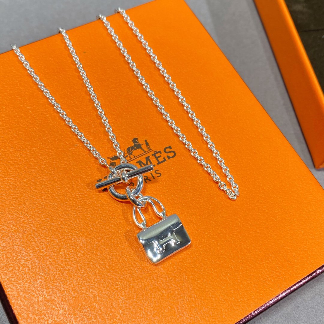 [Rani Jewelry]CONSTANCE PEDANT SILVER NECKLACE