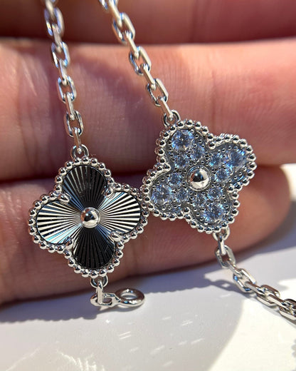 [Rani Jewelry] CLOVER 5 MOTIF LASER BRACELET COLLECTION