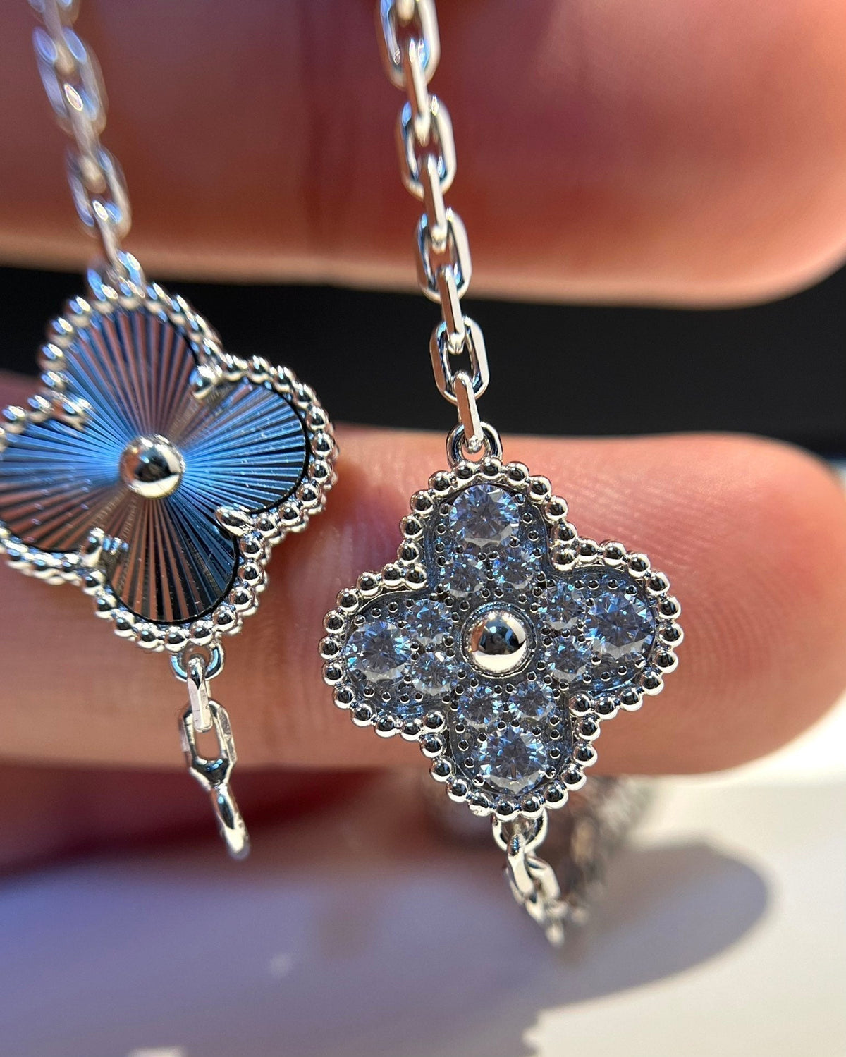 [Rani Jewelry] CLOVER 5 MOTIF LASER BRACELET COLLECTION