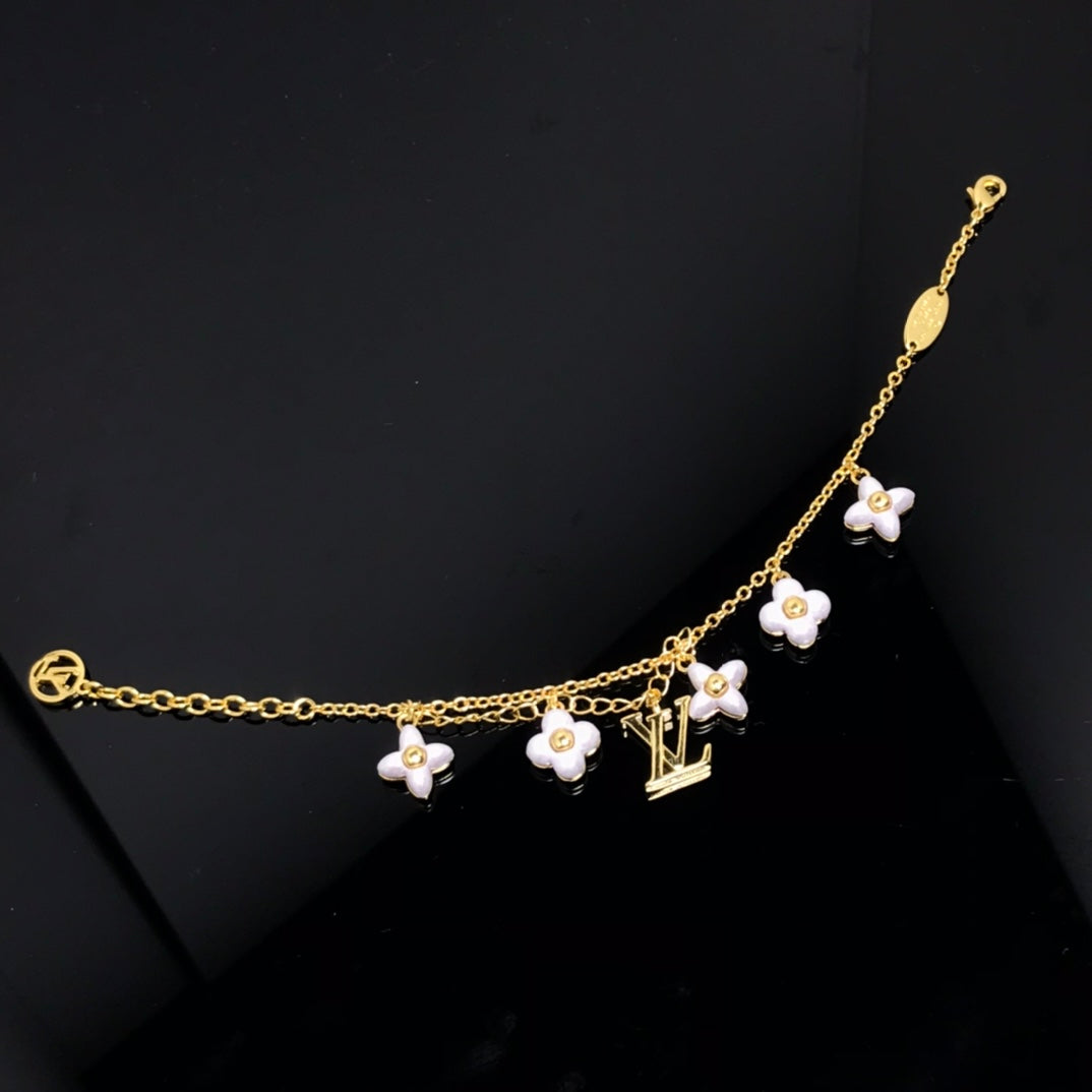 [Rani Jewelry]LOGO 6 MOTIF STAR AND SUN GOLD BRACELET
