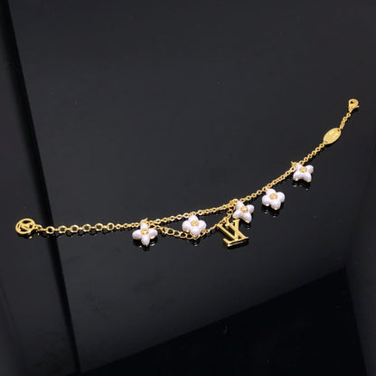 [Rani Jewelry]LOGO 6 MOTIF STAR AND SUN GOLD BRACELET