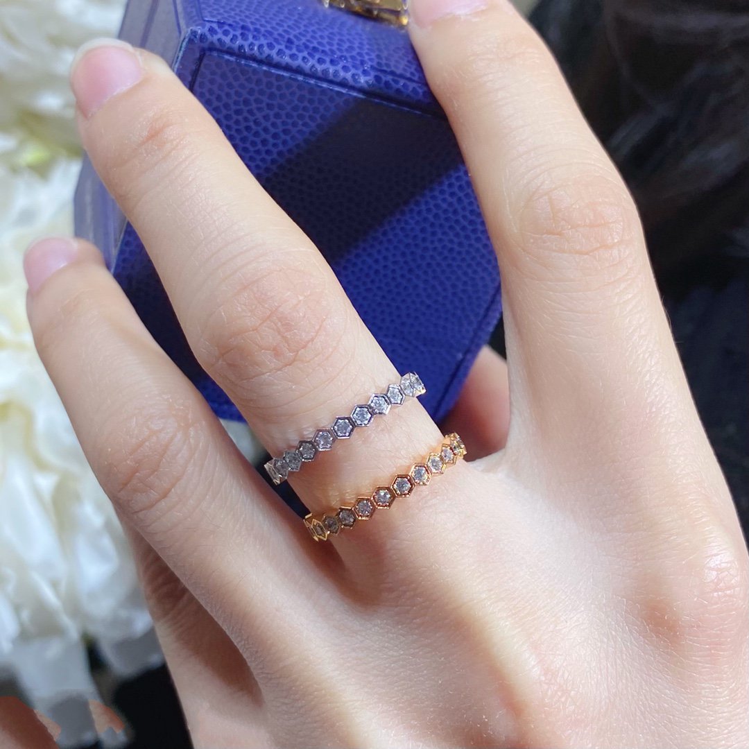 [Rani Jewelry]BEE LOVE DIAMOND PAVED SMALL RING