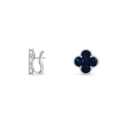 [Rani Jewelry]CLOVER SILVER 15MM MOP EARRINGS COLLECTION