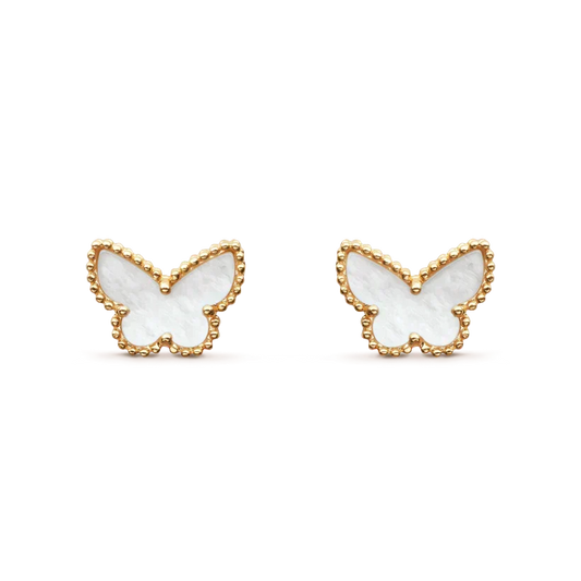 [Rani Jewelry]SWEET BUTTERFLY MOP EARSTUDS