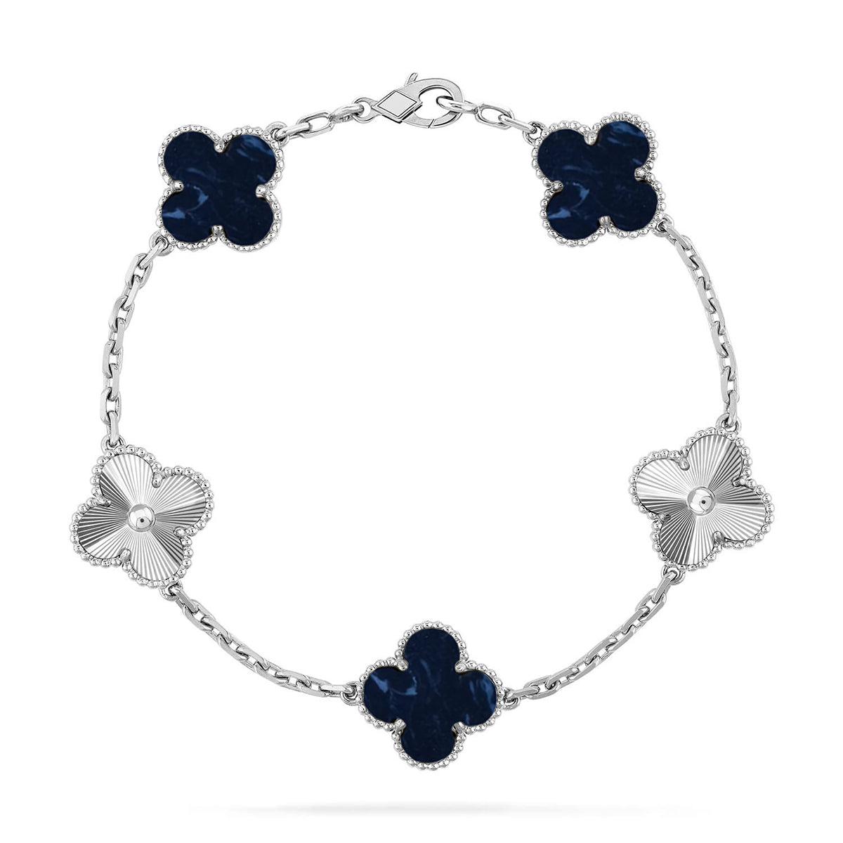 [Rani Jewelry]CLOVER 5 MOTIF PIETERSITE BRACELET COLLECTION