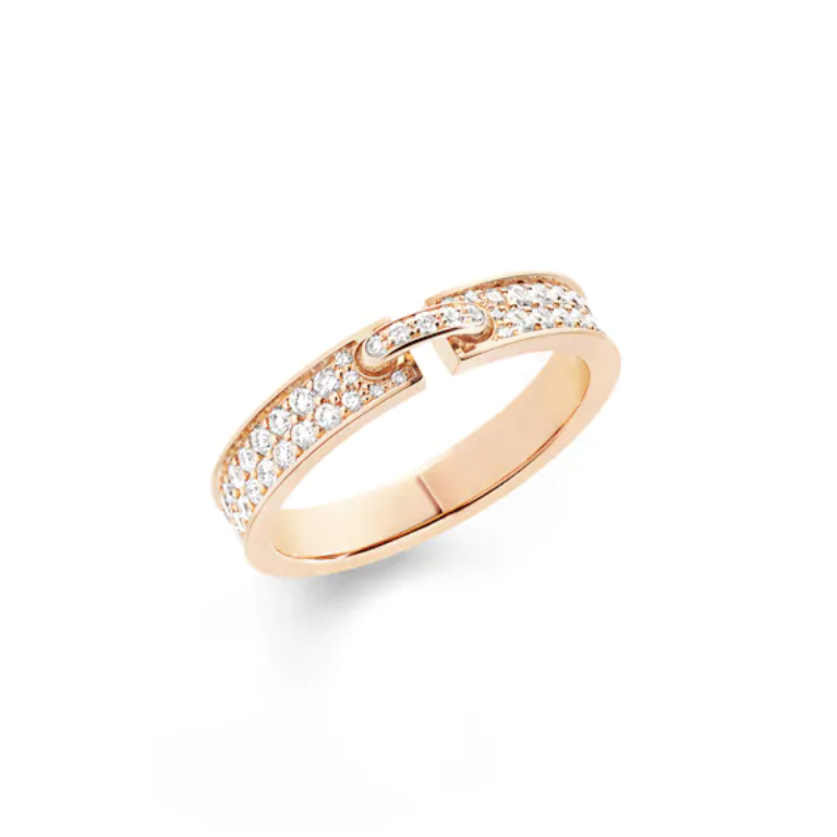 [Rani Jewelry]ALLIANCE LIENS VIDENCE PAVED DIAMOND 4MM RING