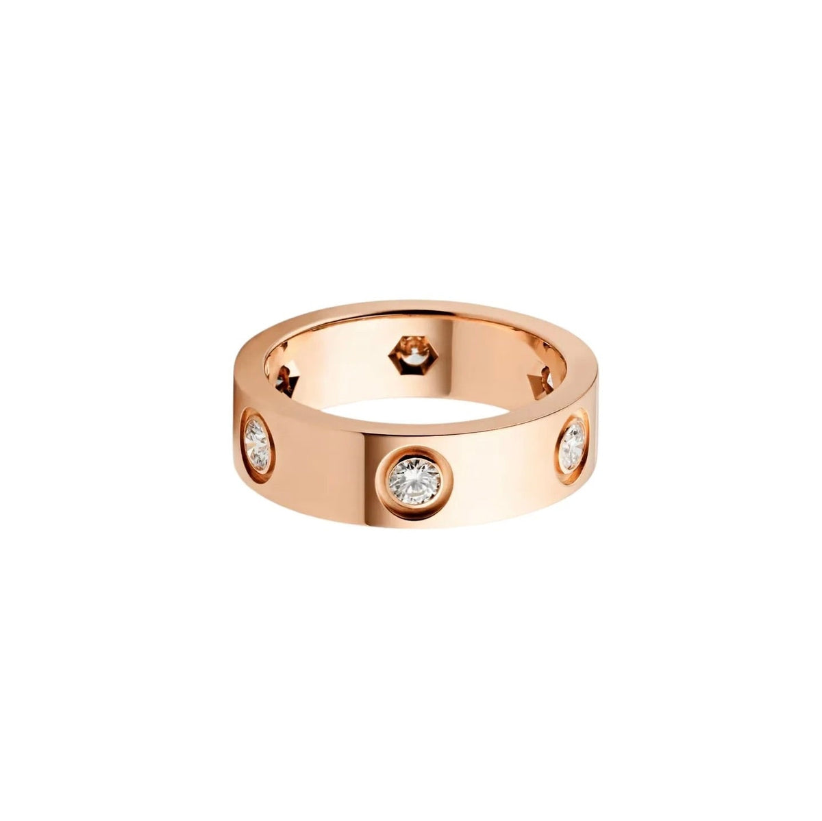 [Rani Jewelry] LOVE 5.5MM 6 DIAMOND RING