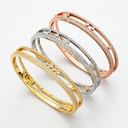 [Rani Jewelry]Move Romane pavé bangle