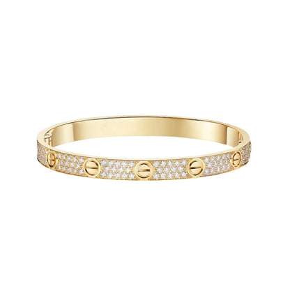 [Rani Jewelry] LOVE BRACELET 6.1MM DIAMOND-PAVED