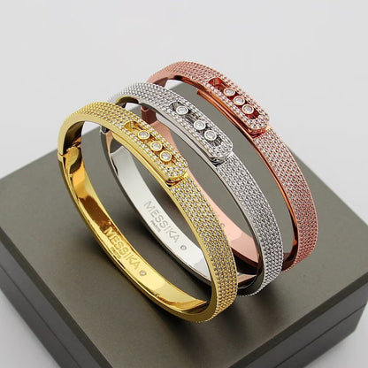 [Rani Jewelry]Move Noa Full Pavé Diamond Bangle Bracelet