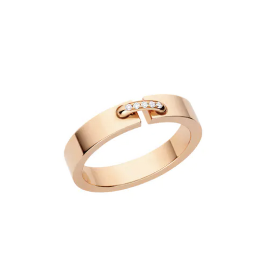 [Rani Jewelry]ALLIANCE LIENS VIDENCE DIAMOND 4MM RING