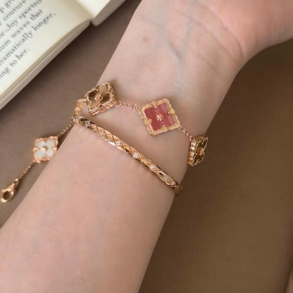 [Rani Jewelry JEWELRY] OPERA 5 MOTIFS TULLE ENAMEL BRACELET