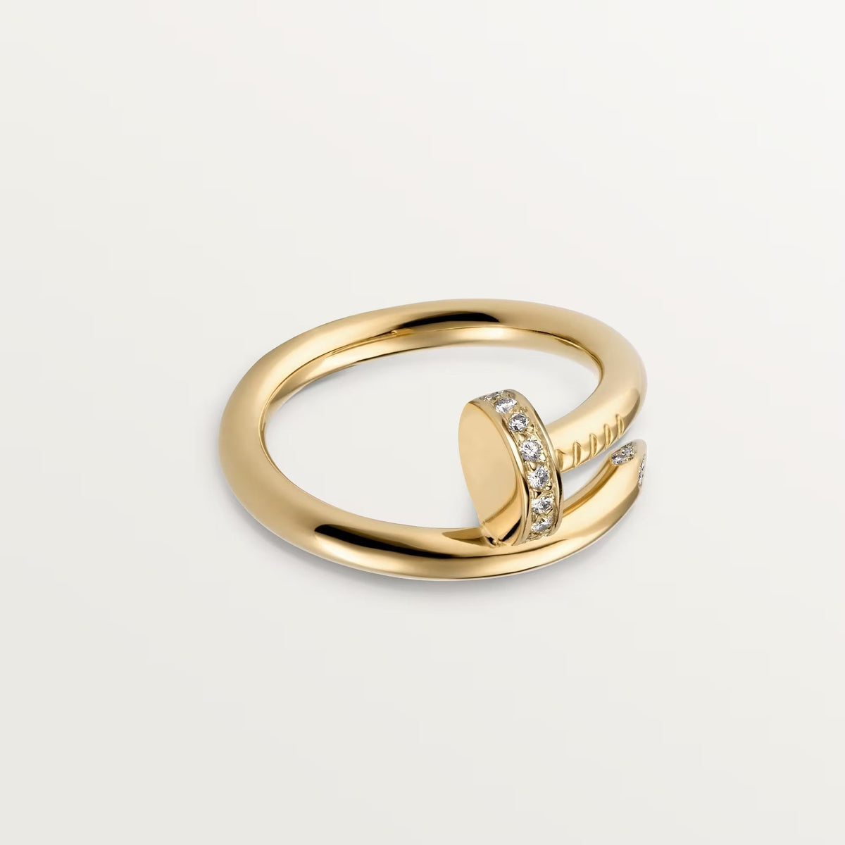 [Rani Jewelry] JUSTE RING 2.6MM HALF DIAMOND