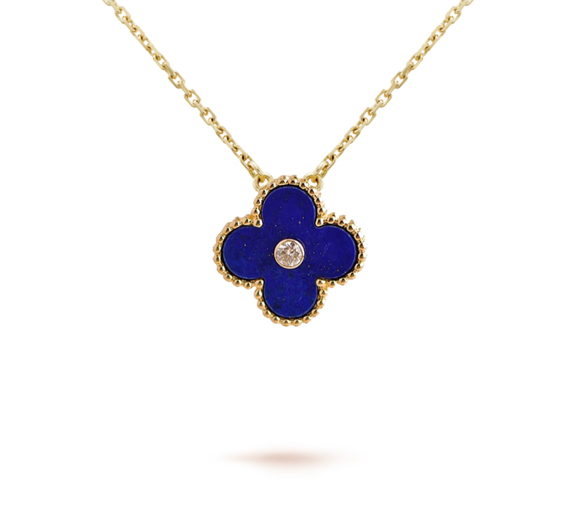 [Rani Jewelry]CLOVER 15MM CHRISTMAS LIMITED EDITION SINGLE FLOWER NECKLACE