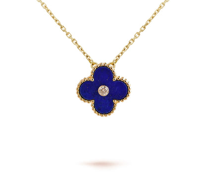 [Rani Jewelry]CLOVER 15MM CHRISTMAS LIMITED EDITION SINGLE FLOWER NECKLACE