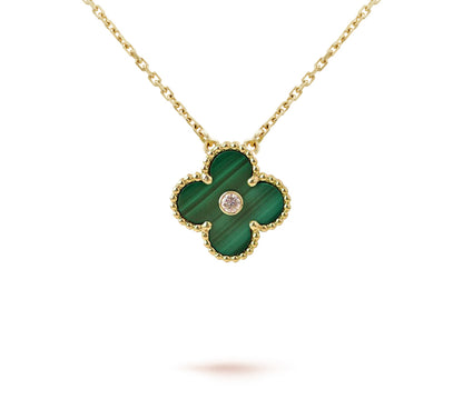[Rani Jewelry]CLOVER 15MM CHRISTMAS LIMITED EDITION SINGLE FLOWER NECKLACE
