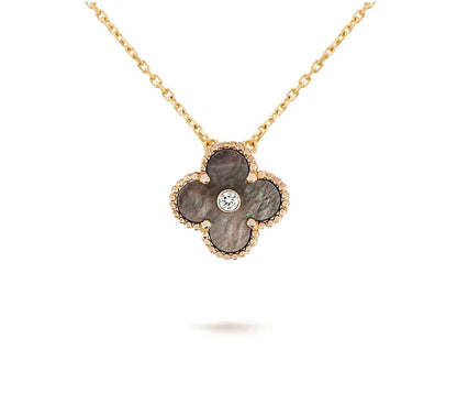 [Rani Jewelry]CLOVER 15MM CHRISTMAS LIMITED EDITION SINGLE FLOWER NECKLACE