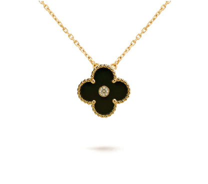 [Rani Jewelry]CLOVER 15MM CHRISTMAS LIMITED EDITION SINGLE FLOWER NECKLACE