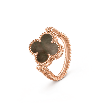 [Rani Jewelry]CLOVER RIVERSIBLE RING ROSE GOLD COLLECTION