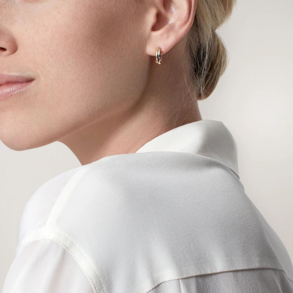 [Rani Jewelry] TRINITY ON DIAMOND MINI EARRINGS