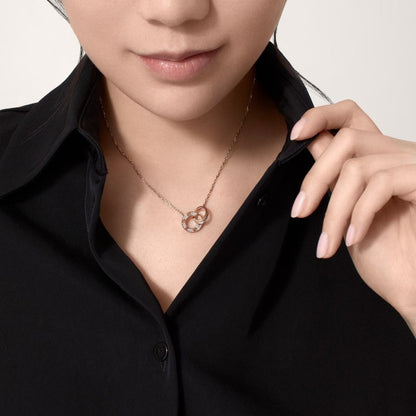 [Rani Jewelry] LOVE  FULL DIAMOND PENDANT NECKLACE