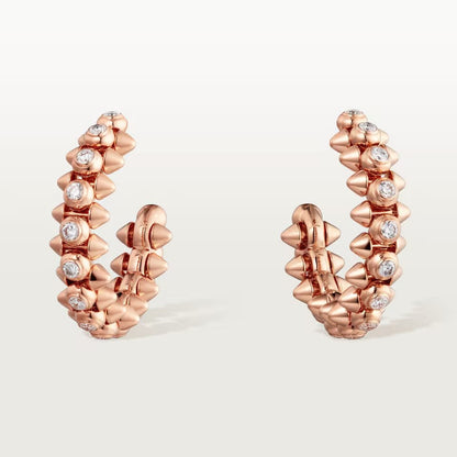 [Rani Jewelry] CLASH FULL DIAMOND MEDIUM EARRINGS