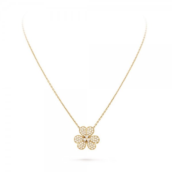[Rani Jewelry]FLOWER DIAMOND NECKLACE