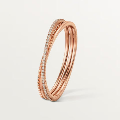 [Rani Jewelry] ETINCELLE HALF-PAVED DIAMOND BRACELET