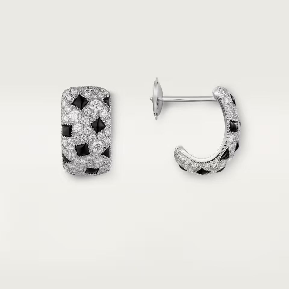[Rani Jewelry] PANTHERE MINI FULL DIAMOND EARRINGS