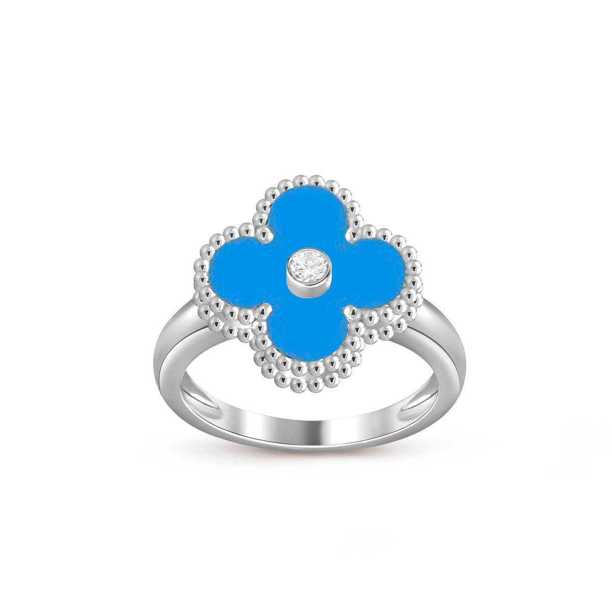 [Rani Jewelry]CLOVER SILVER DIOMND RING COLLECTION