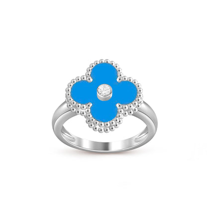 [Rani Jewelry]CLOVER SILVER DIOMND RING COLLECTION