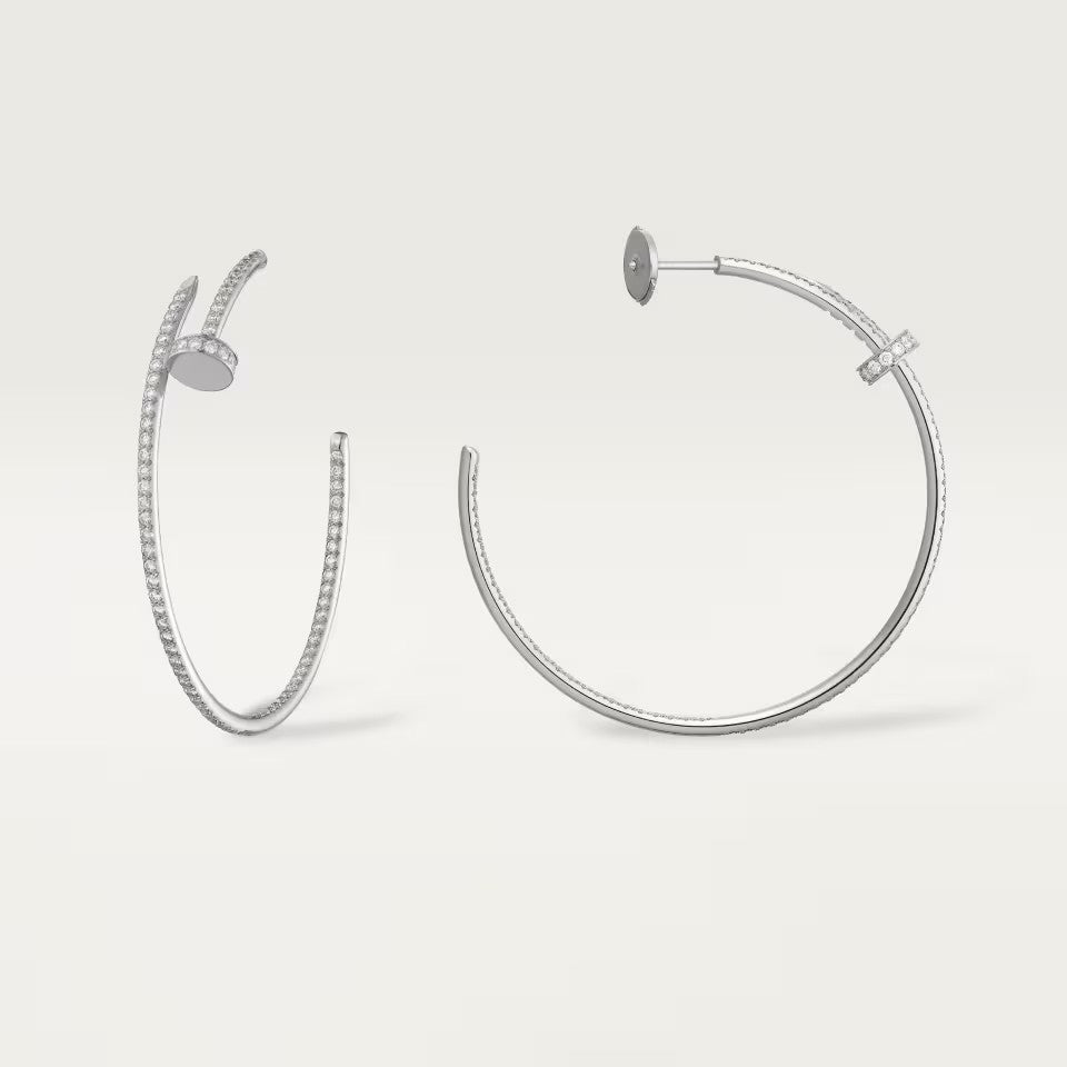 [Rani Jewelry] JUSTE FULL DIAMOND LARGE EARRINGS