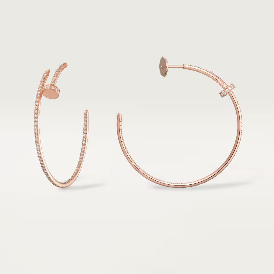[Rani Jewelry] JUSTE FULL DIAMOND LARGE EARRINGS