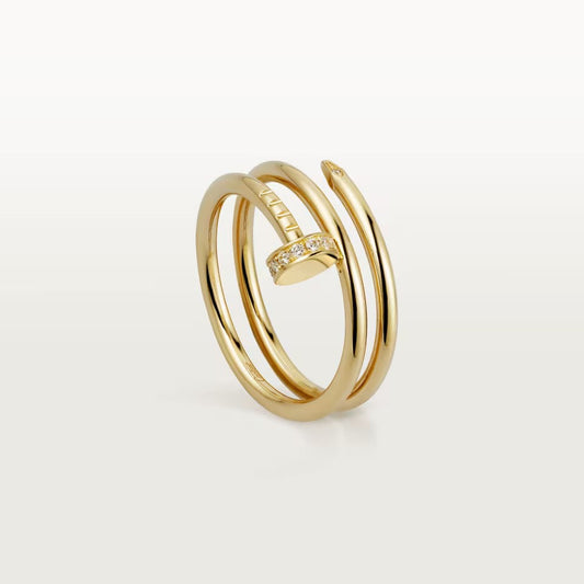 [Rani Jewelry] JUSTE RING 4.8MM HALF DIAMOND
