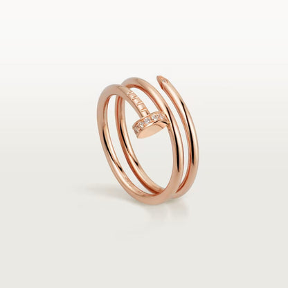 [Rani Jewelry] JUSTE RING 4.8MM HALF DIAMOND