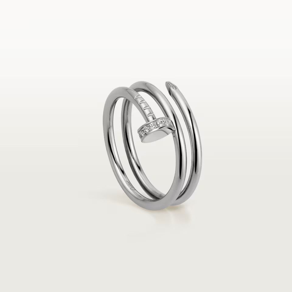[Rani Jewelry] JUSTE RING 4.8MM HALF DIAMOND