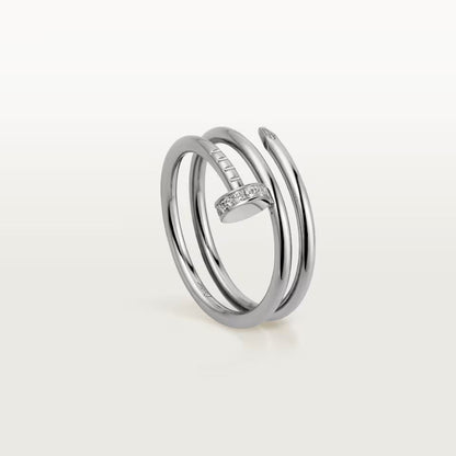 [Rani Jewelry] JUSTE RING 4.8MM HALF DIAMOND