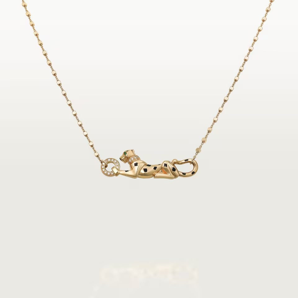 [Rani Jewelry] PANTHERE FULL DIAMOND NECKLACE